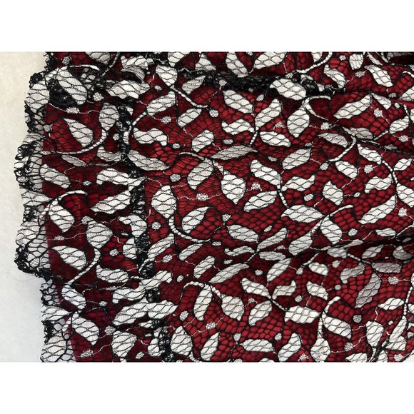 Penelope Mack Dress Red Black Overlay New Tags 12 Month - Picture 11 of 14